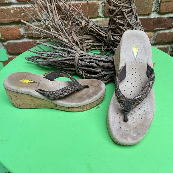 Volatile Platform Wedge Sandals - Picture 4 of 11